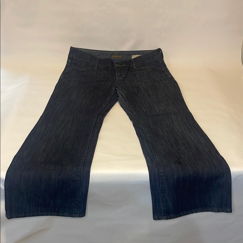 GAP Indigo Denim Flare Wide Leg Jeans